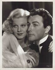 HOLLYWOOD BEAUTY JEAN HARLOW + ROBERT TAYLOR STUNNING PORTRAIT 1950s Photo 536 picture