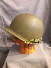 All Original WW2 M1 Helmet Schlueter 510A/S Chin Strap & Westinghouse liner  picture