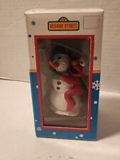 Sesame Street Christmas Ornament - Elmo Hugging Snowman picture