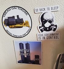 SEPTEMBER 11th 9/11 KILL DOZER DEEP STATE KITCHEN MAGNETS 🧲 LOT OF 3 picture