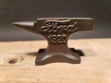 Vintage Antique Style Cast Iron Ford Miniature Anvil picture