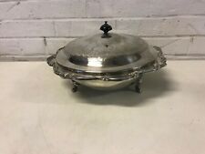 Vintage Wilcox “Rochelle” Silverplate Vegetable Dish Footed Scroll picture