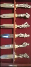 1991 Franklin Mint - Legends Of The Old West Knife Collection & Wood Case picture