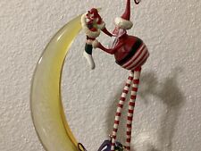 2002 Department 56 Santa With Moon Night Light - Retired RARE picture