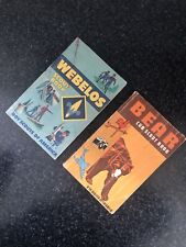 Vintage Boy Cub Scout Bear and Webelos Books 1960’s Outdoors Homestead Crafting picture