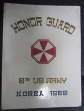 8th US Army Military Honor Guard Army Band 1968 Korea Year Book picture