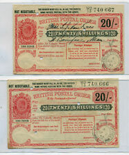 1944 WWII Uncashed 1 Pound Money Orders picture