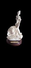 Giuseppe Armani Capodimonte Lady with Flower Cart Figurine Statue 1992 5” Tall picture