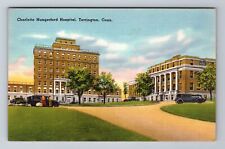 Torrington CT-Connecticut, Charlotte Hungerford Hospital, Vintage Postcard picture
