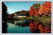 VT-Vermont, Vermont Farm with Autumn Reflections, Antique Vintage Postcard picture