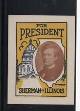 SCARCE 1916 POLITICAL SEAL SHERMAN OF ILLINOIS FOR PRESIDENT  picture