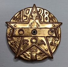 1938 ROA SS Radio Orphan Annie Secret Society Metal Decoder Pin Badge Premium picture