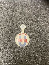 USED Vintage 1940s-1950s We Give The United Way Button Folding Tab Button. Nice picture