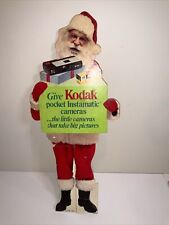 Vintage 1970’s Give KODAK Pocket Instamatic CAMERA  ADVERTISING Santa Claus picture
