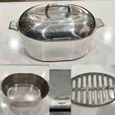 Wagner Ware Sidney O Magnalite 4265-P 8 Qt Roaster Dutch Oven With Trivet & Lid picture