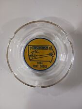 Vintage Glass Ashtray I W B A 1964 Fort Dodge Iowa Womans Bowling Association  picture