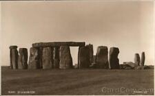 Wiltshire England RPPC Amesbury Stonehenge Judges Ltd. Real Photo Post Card picture