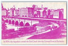 c1950's The Aqueduct Erie Canal Genesee River Rochester New York NY Postcard picture