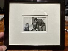 Photograph Of Soldiers Shaving Hitler Statue Vintage 4-20 Black & White Framed picture