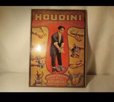 Handcuff King Harry Houdini Wall Art Reproduction Magician Metal Sign 12x18 picture