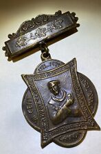 Vintage 1921 Canada Brass Pin Medal 700 years Franciscan order picture