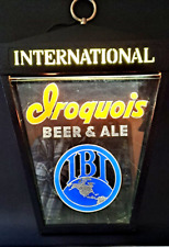 Vin Iroquois Beer Advertising lighted Sign, Very Nice. picture