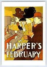 February 1895 Harper's Magazine Edward Penfield Reprint Postcard BRL18 picture