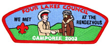 MINT 2003 Rendezvous Camporee Four Lakes Council CSP Patch Wisconsin Boy Scouts picture