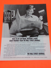 1984 The Wall Street Journal Ad Microsoft's Bill Gates picture