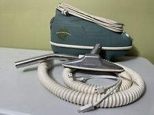 Vintage Compact Electra Canister Vacuum Cleaner works Original attachments picture