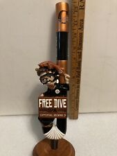 COPPERTAIL BREWING FREE DIVE SCUBA DIVER AND LOBSTER beer tap handle. FLORIDA picture