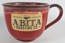 New Deneen Pottery ABITA Roasting Co Mug Drip Glaze Hand Thrown Artisan Coffee picture