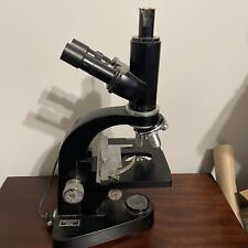 Vintage Ernst leitz wetzlar microscope HD 19722. picture