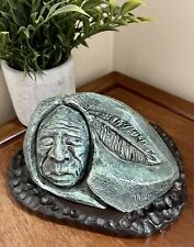 Beautiful Thomas B. Maracle Indigenous Canadian Mohawk Stone Carving Sculpture picture