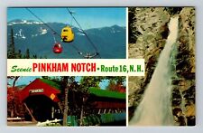 Gorham, NH-New Hampshire, Pinkham Notch Scenic Gondolas, Vintage Postcard picture