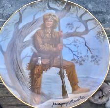 Vintage SIGNED Gregory Perillo Daniel Boone Collector Plate picture
