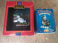 vintage christmas ornaments Set Of 2 picture