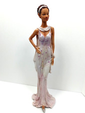 Juliana Broadway Belles Statues Lady Figurine Art Deco Style Purple Flowers picture