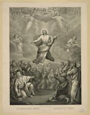 Ascension of Christ - die Himmelfahrt Christi,Jesus Christ,Religious,August 1884 picture