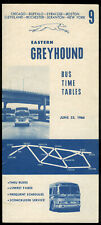 Eastern Greyhound Bus Timetables Chicago-Boston-NY + 6/23 1966 picture