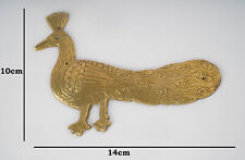 Vintage Beautiful Handmade Brass Show Piece Of Peacock Used For Home Decor picture