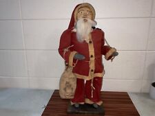PRIMITIVE ARNETTS COUNTRY STORE SANTA  22”  WOOD BASE RETIRED picture