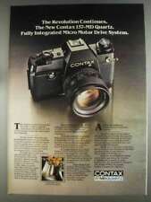 1980 Contax 137 MD Quartz Camera Ad - Revolution picture