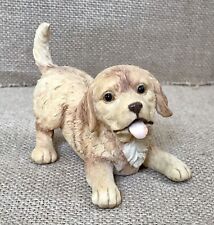 Vintage Sweet Playful Puppy Dog w Tongue Sticking Out Figurine picture