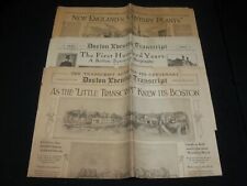 1930 JULY 24 BOSTON EVENING TRANSCRIPT CENTENARY NEWSPAPER LOT OF 3 - NP 4251G picture