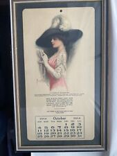 1914 Frank H Desch Advertising Calendar Girls. picture