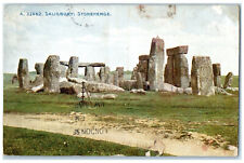 1913 Stonehenge Salisbury Wiltshire England Antique Celesque Series Postcard picture