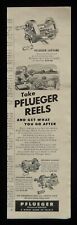 1952 FISHING Pflueger Reels 3 Models The Enterprise Mfg. Co. 88 Years Akron OH picture