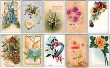 LOT/10 ANTIQUE GREETINGS VINTAGE POSTCARDS*EARLY 1900's*CONDITION VARIES #19 picture