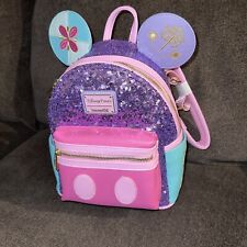 Loungefly Disney Parks Mickey Mouse Main Attraction It’s A Small World Backpack picture